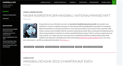 Desktop Screenshot of handballcafe.com