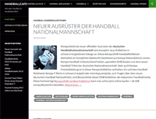 Tablet Screenshot of handballcafe.com